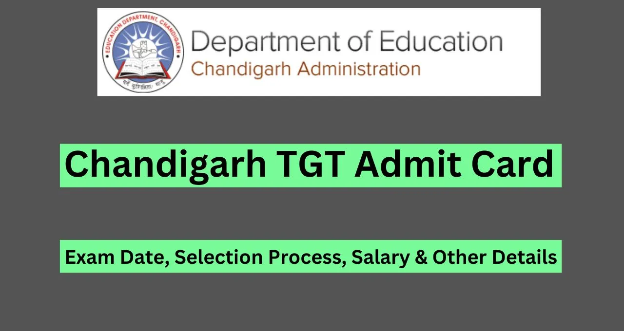 Chandigarh TGT Admit Card Link