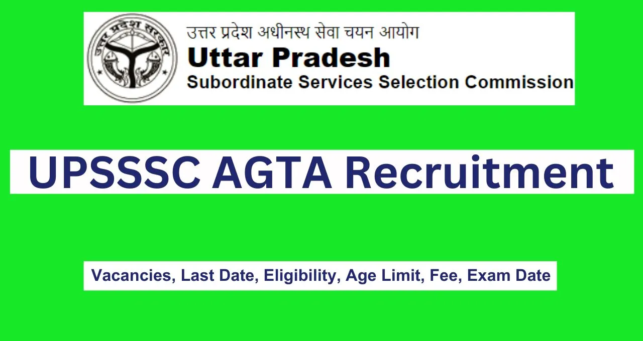 UPSSSC AGTA Recruitment