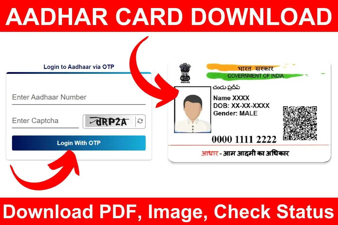 Aadhar Card Download PDF, Image, Check Status @uidai.gov.in