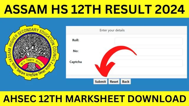 Assam HS 12th Result