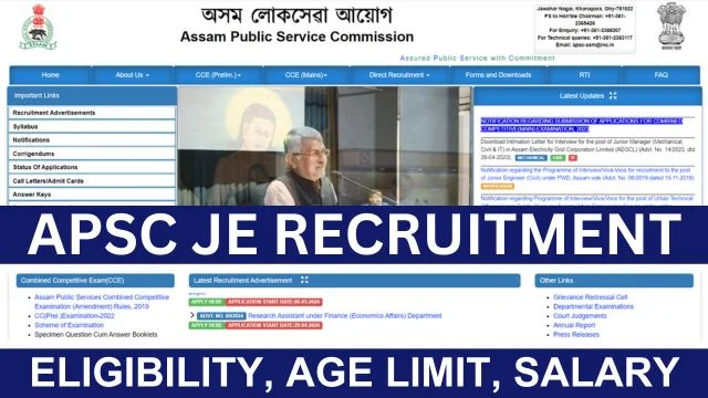 APSC JE Recruitment