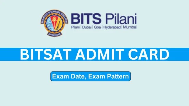 BITSAT Admit Card