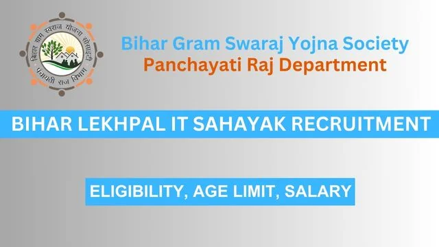 Bihar Lekhpal IT Sahayak Recruitment