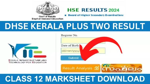 DHSE Kerala Plus Two Result