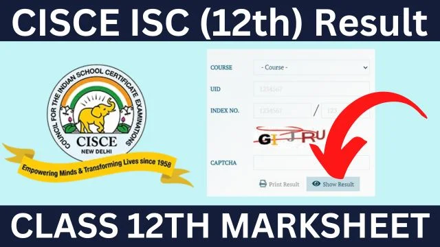 ICSE 12th Result 2024