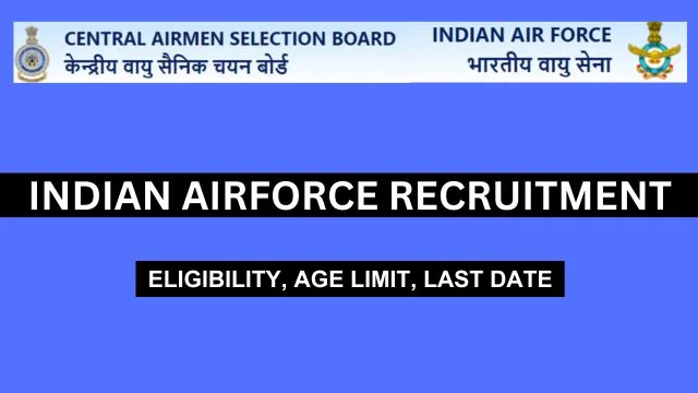 Indian Airforce Recruitment