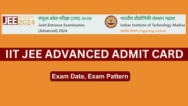 JEE Advanced Admit Card