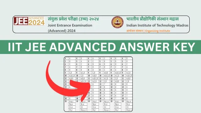 JEE Advanced Answer Key