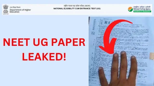 NEET UG Paper Leak News