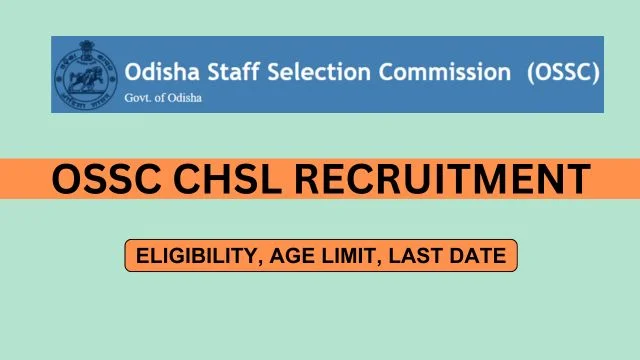 OSSC CHSL Recruitment