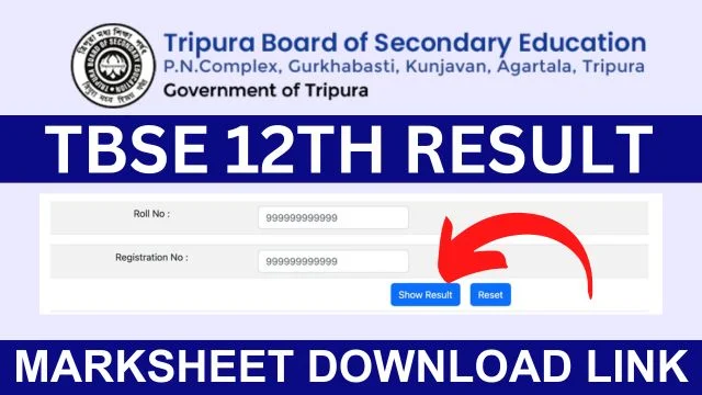 TBSE 12th Result