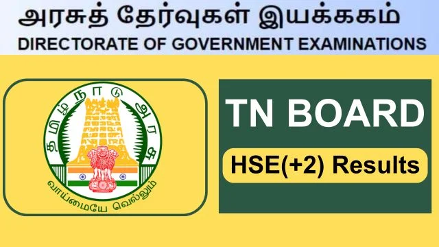 Tamil Nadu TN Board 12th Result