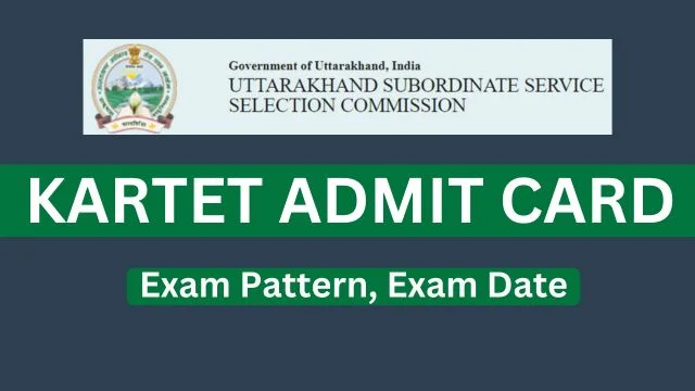 UKSSSC Inter Level Admit Card