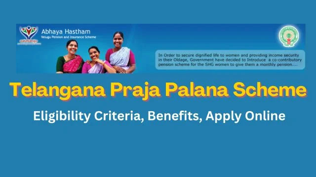 Telangana Praja Palana Scheme 2024