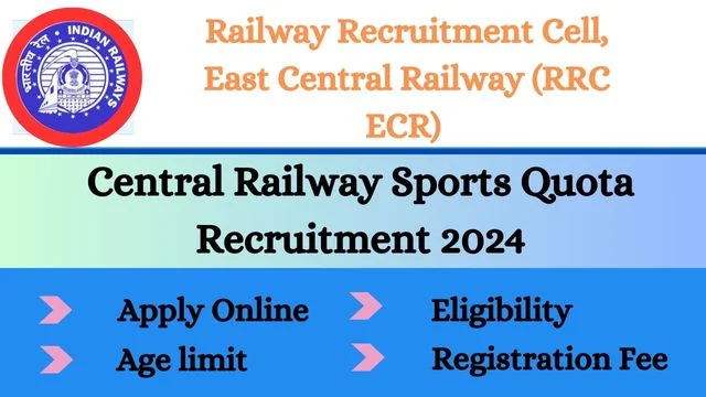 Central Railway Sports Quota Recruitment 2024