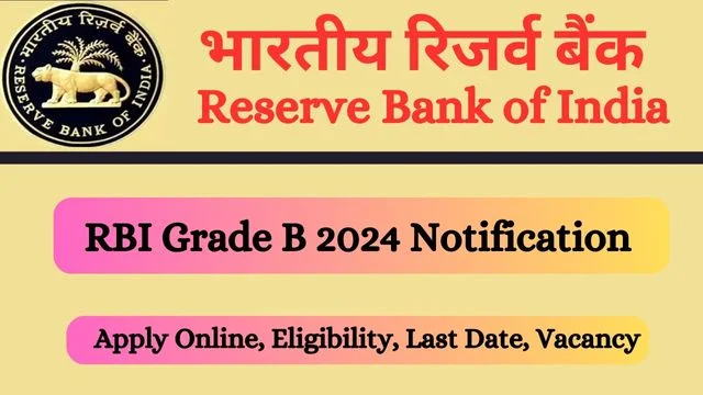 RBI Grade B 2024 Notification