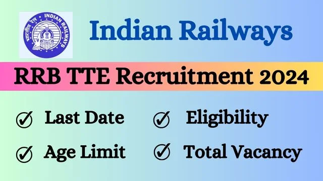 RRB TTE Recruitment 2024