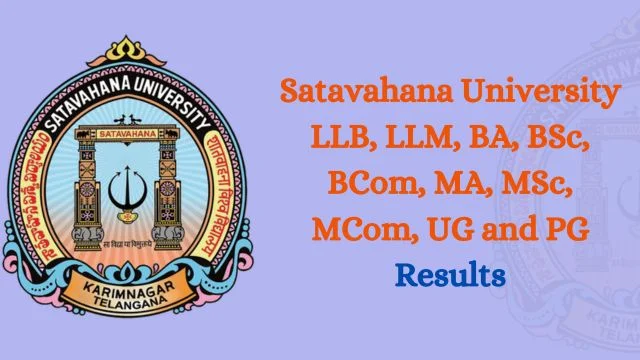 Satavahana University Results