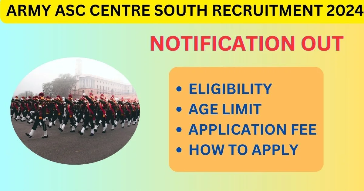 Army ASC Centre South Recruitment