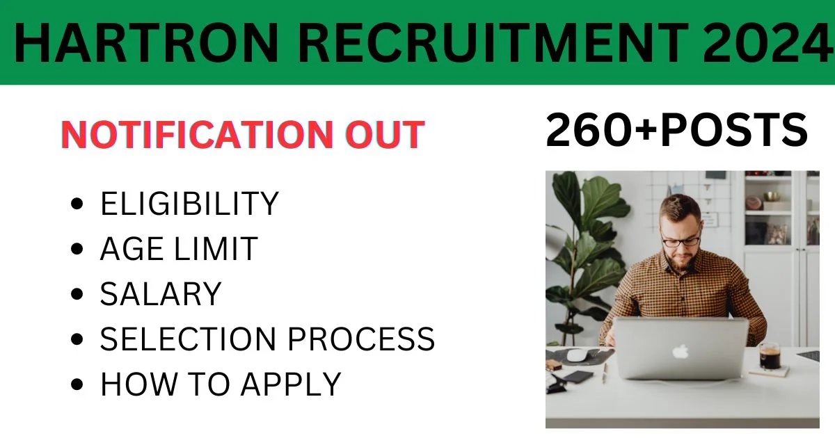 HARTRON Recruitment 2024