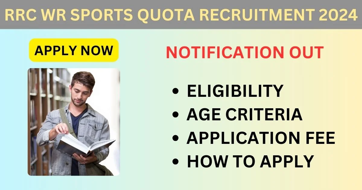 RRC WR Sports Quota Recruitment 2024