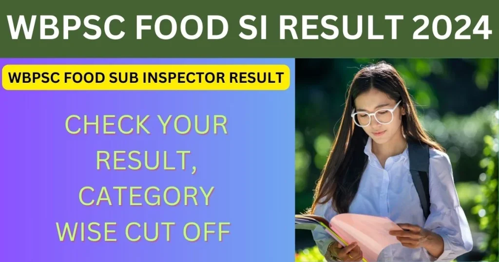 WBPSC Food SI Result 2024