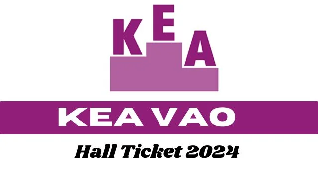 KEA VAO Hall Ticket